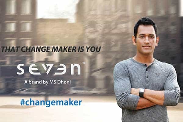 Seven brand MS Dhoni