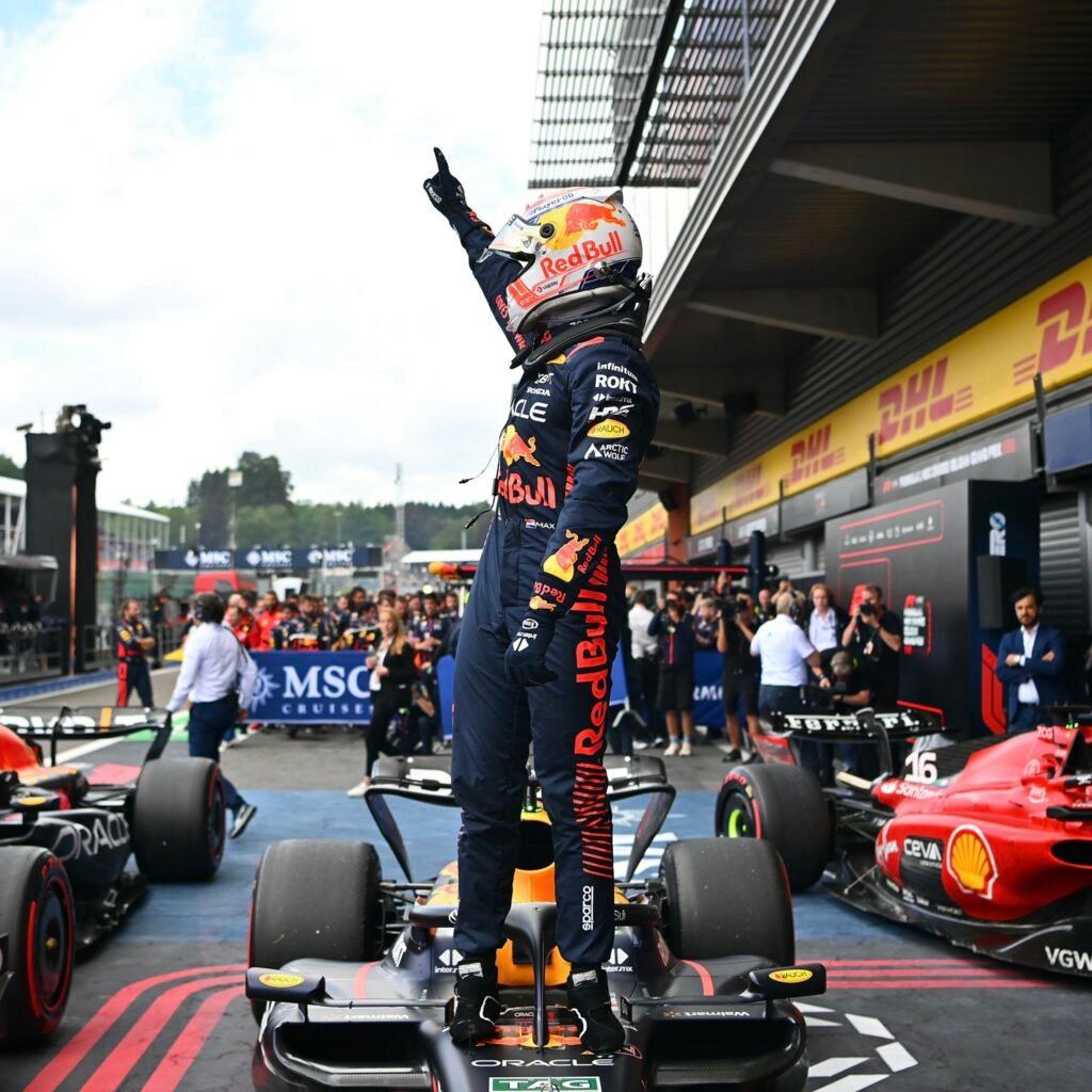 Max Verstappens 8th Consecutive Victory Secured in F1 Belgian GP via Official Twitter