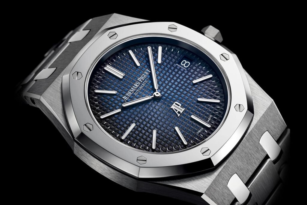 Audemars Piguet Royal Oak Jumbo Extra Thin 15202 Image via Monochrome Watches