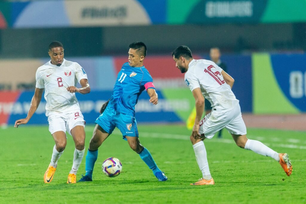 Indian Captain Sunil Chhetri Image via Twitter