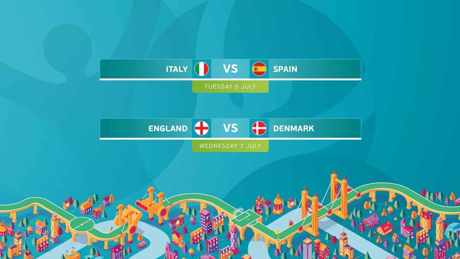 Semi-finals clashes set for EURO 2020