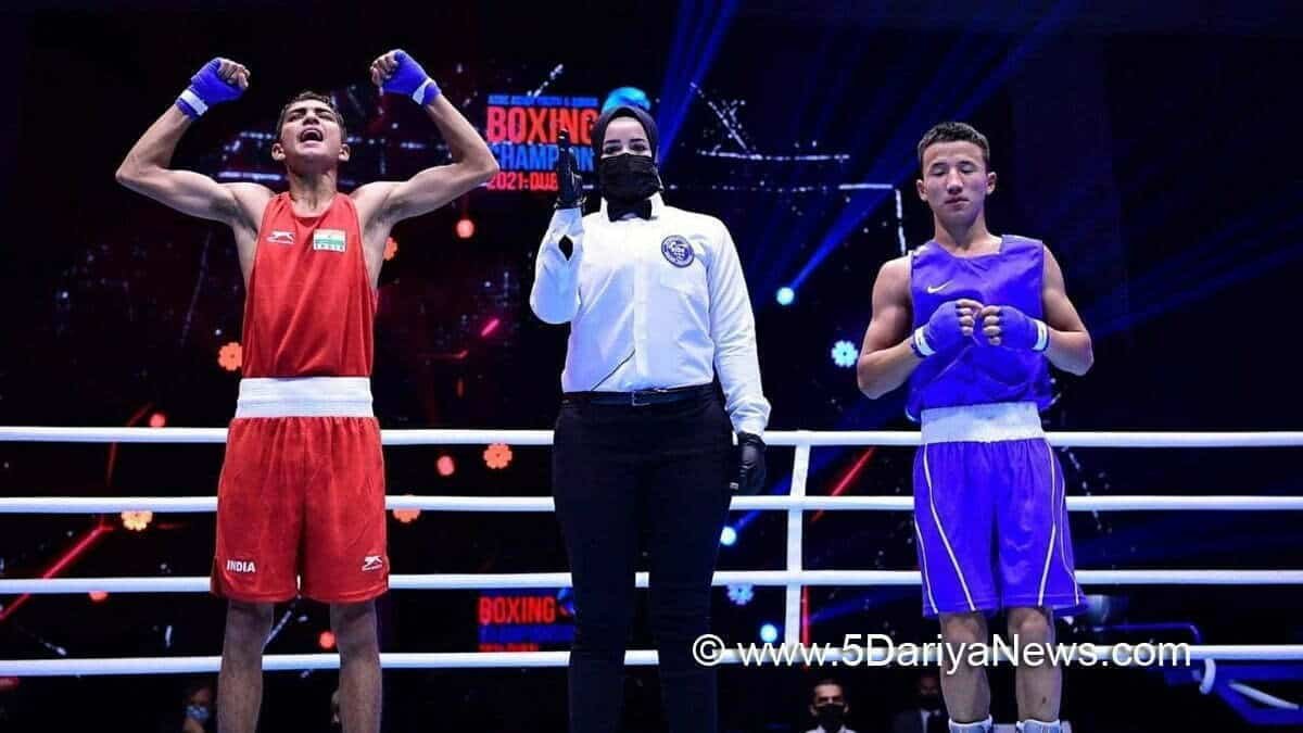 Rohit Chamoli brings the first-ever gold medal to India at the Asian Junior Boxing Championships