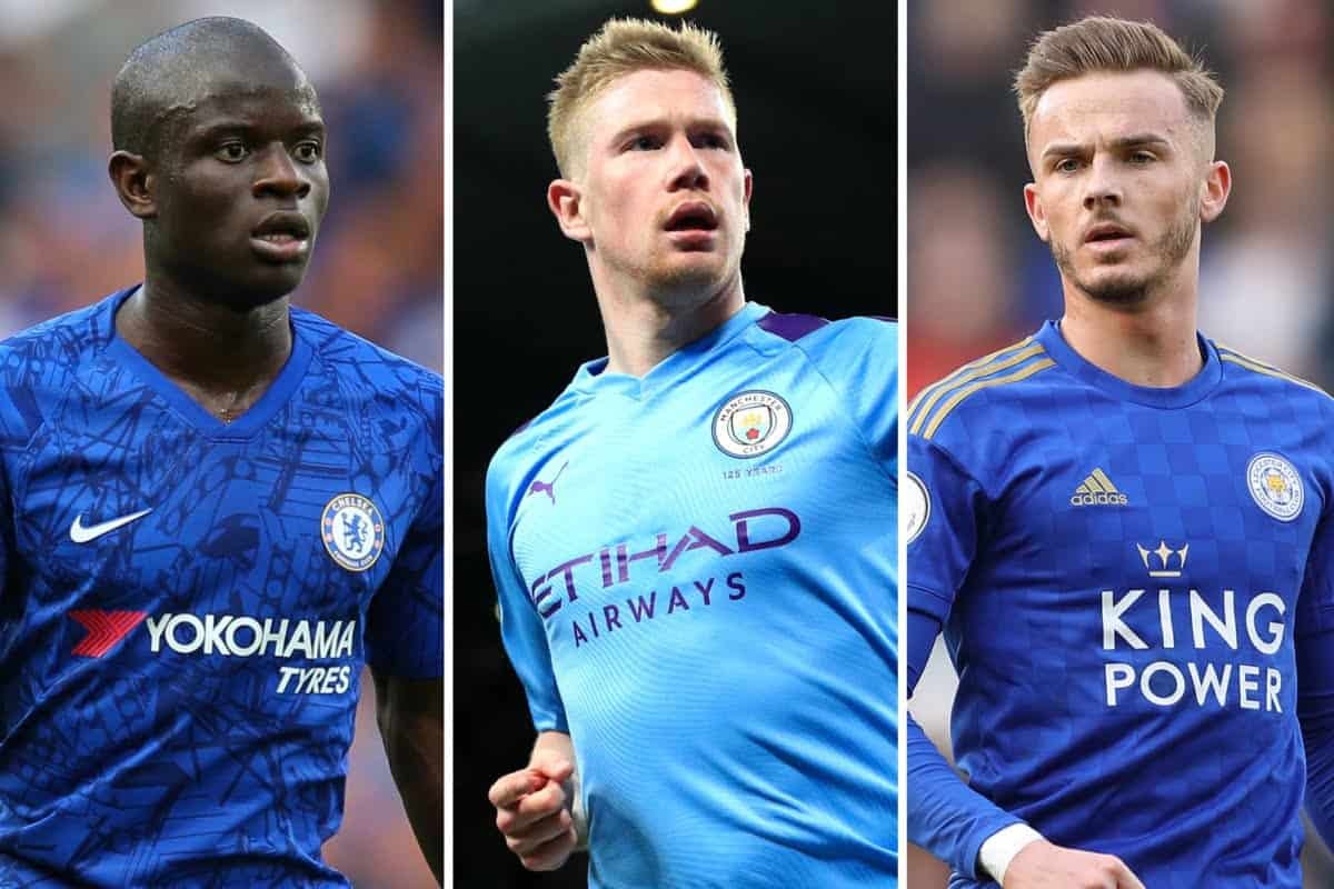 Who among Kante, De Bruyne, and Fernandes is the best central midfielder in the world?