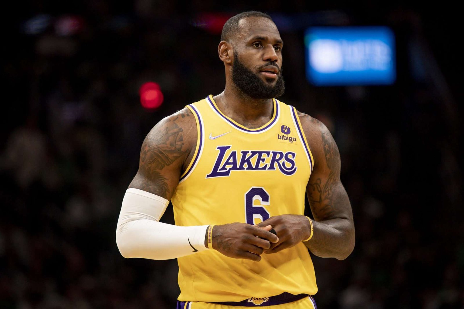 Lebron James was Suspended for one game with the Lakers being able to save a tax of 500,000 dollars