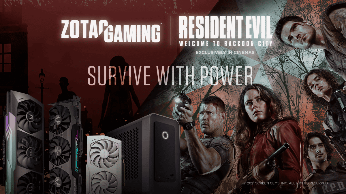 ZOTAC GAMING brings “Survive with Power” PC Gaming Campaign to celebrate Resident Evil: Welcome to Raccoon City