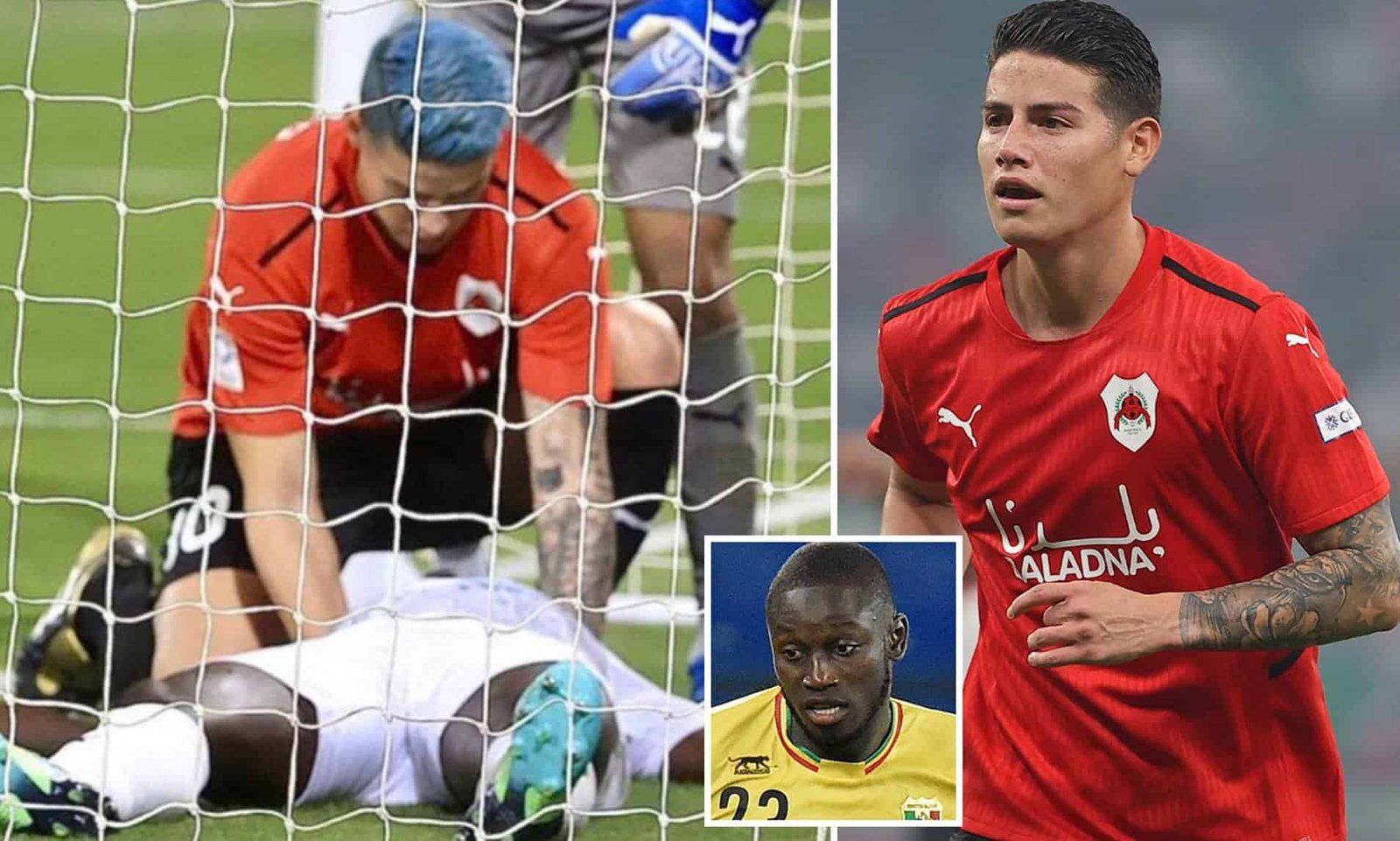James Rodriguez performed a life-saving move on Ousmane Coulibaly