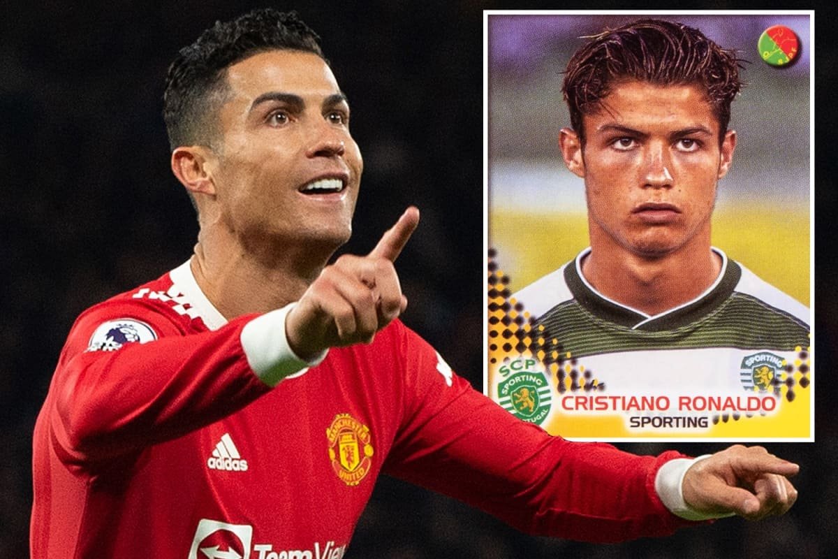 The first-ever Panini card of a young Ronaldo sells for almost 60,000 pounds