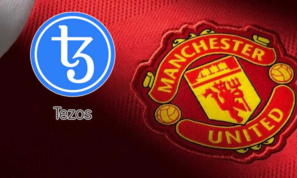 A blockchain company Tezos has agreed to sponsor Manchester United's training outfit for £20 million per year