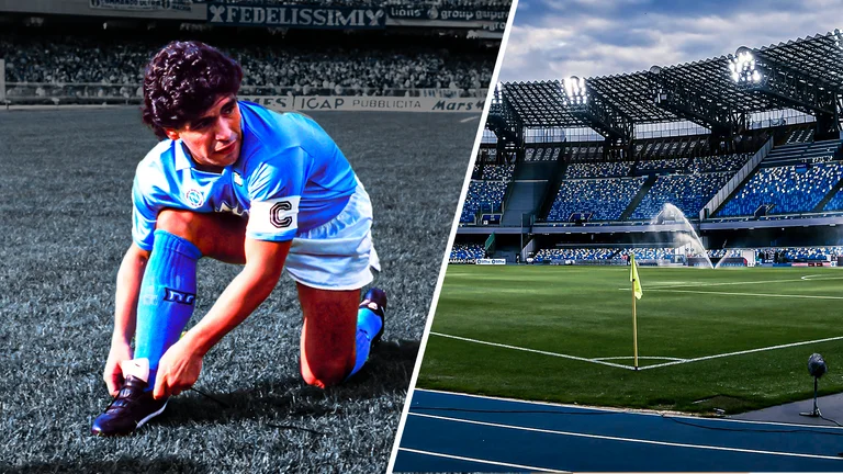 In the tenth minute of their match against Barcelona, Napoli will pay tribute to Maradona