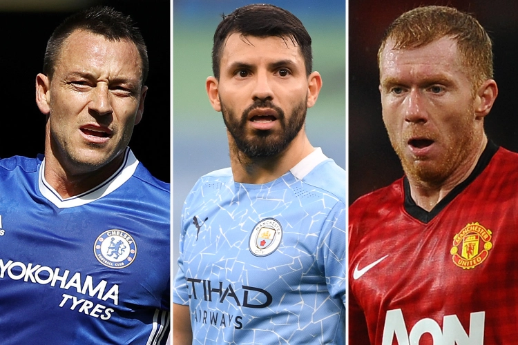 Star-studded 25-man shortlist for the Premier League's Hall of Fame includes John Terry, Paul Scholes, and Sergio Aguero