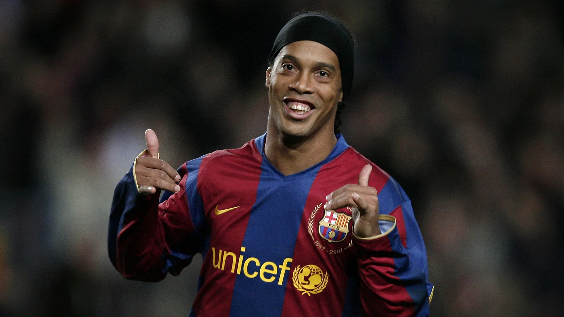 Ronaldinho was inducted into the World Soccer Hall of Fame with tears in his eyes