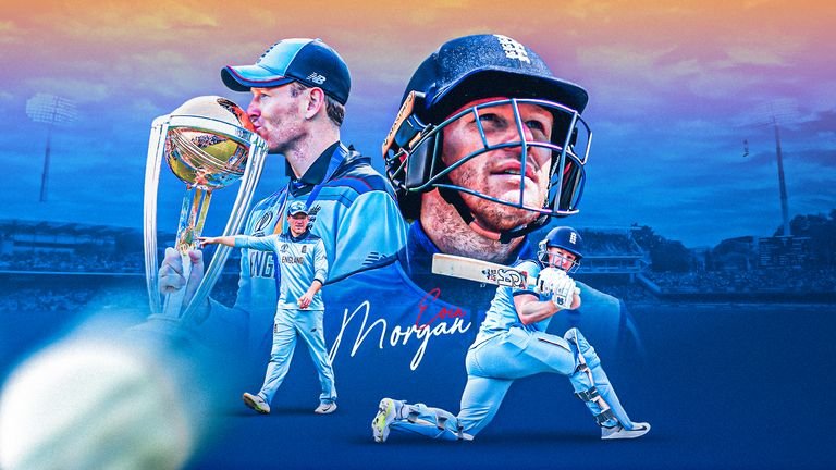 Eoin Morgan announced his retirement from international cricket
