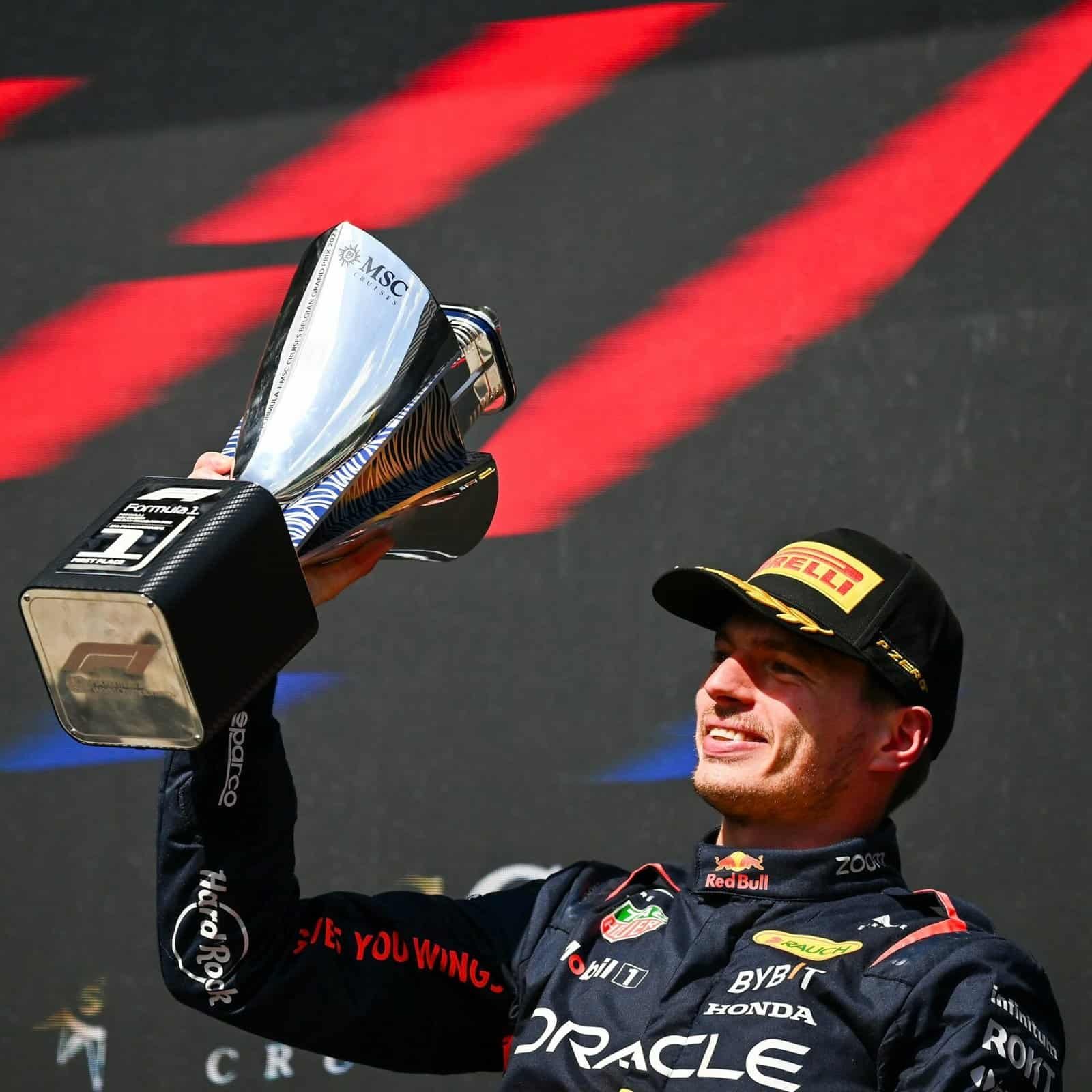 Max Verstappen wins the Belgian Grand Prix, via his Official Twitter