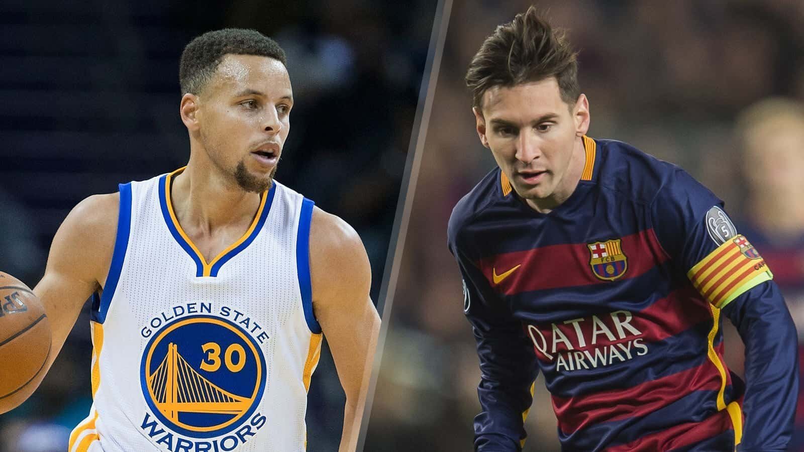 Steph Curry and Messi via FOX Soccer Official Twitter