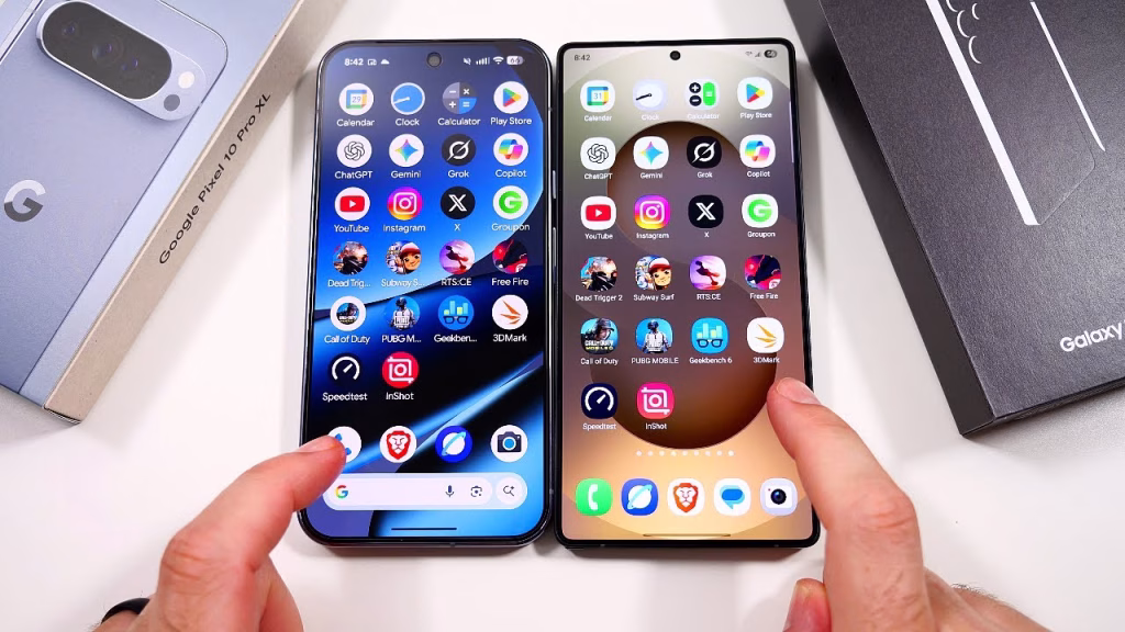 Pixel 10 Pro XL vs Galaxy S25 Ultra 2 1