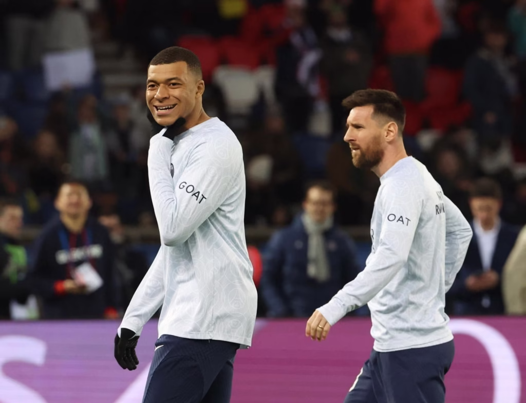 Messi Mbappe